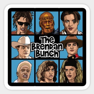 Brendan Fraser Bunch Sticker